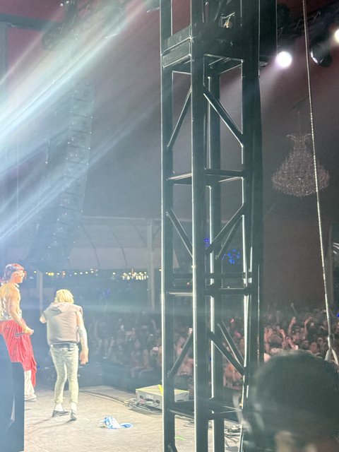 Electrifying Night Under the Spotlight
