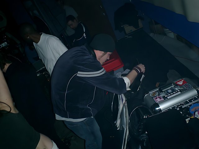 Nightclub DJ at Work