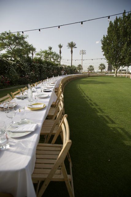 Outdoor Fine Dining at Empire Polo Club