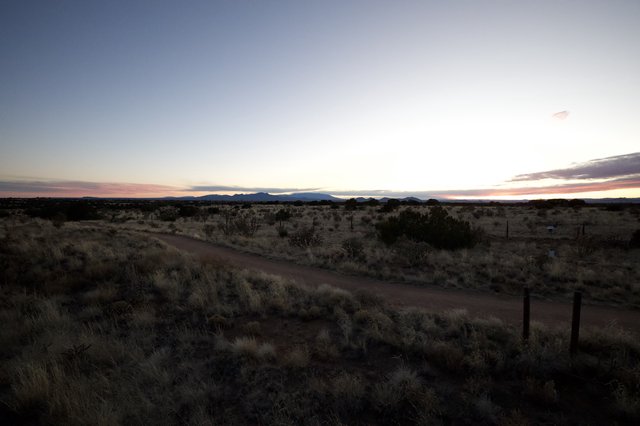 Desert Twilight Over New Mexico High Plains