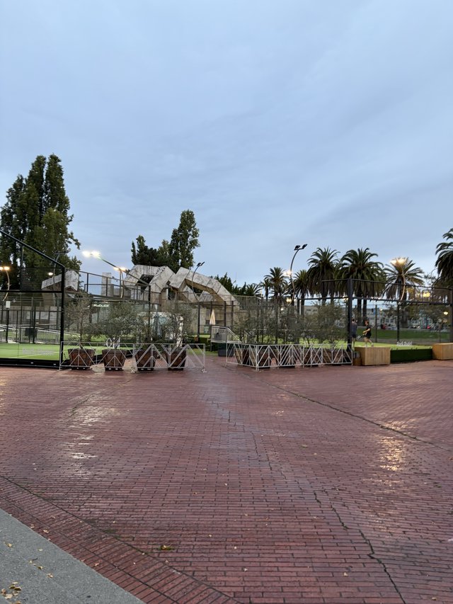 Overcast Evening at Urban Park Sports Complex