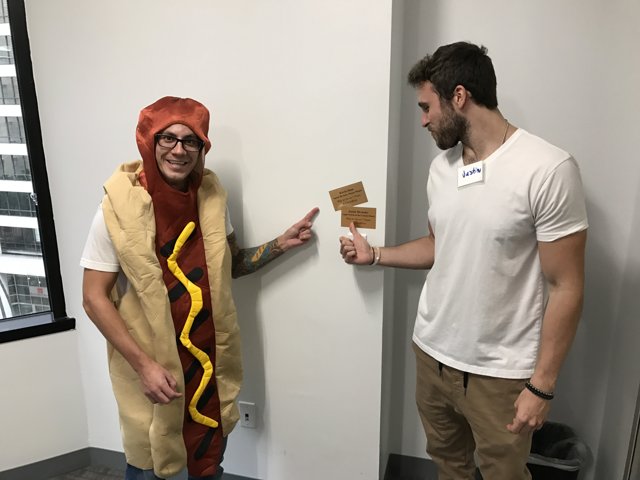 Hot Dog Pointing Contest