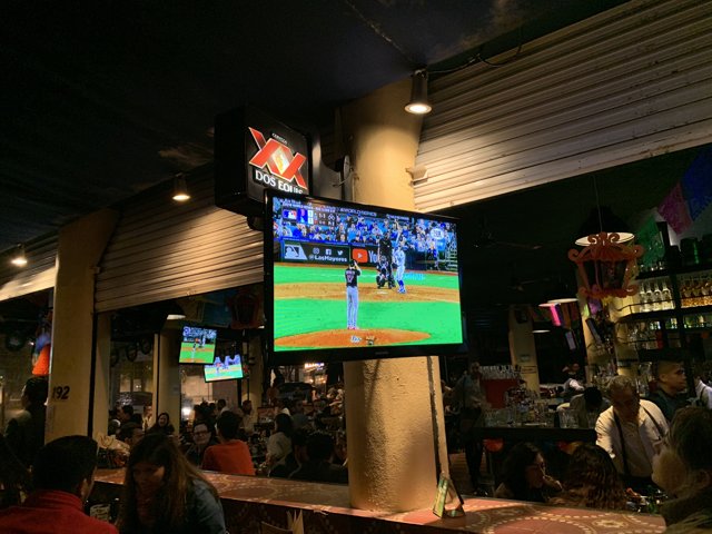Watching the Game at the Bar