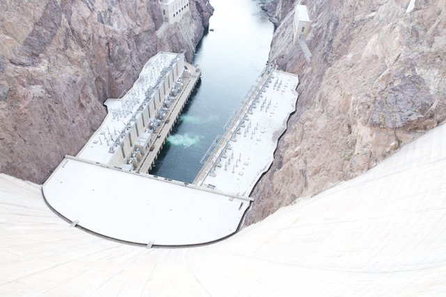 Majestic View of Hoover Dam