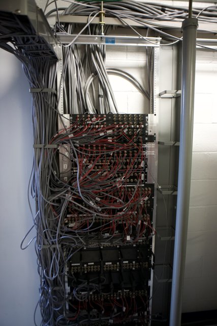 The Complex Wiring of One Wilshire's Electrical Panel