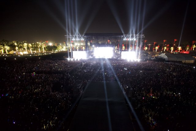 Lighting Up the Night: A Rock Concert at Coachella