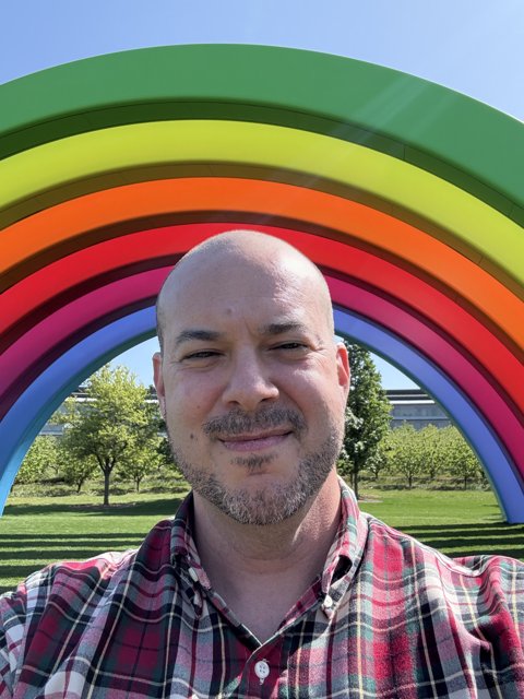 Under the Rainbow at Apple Park
