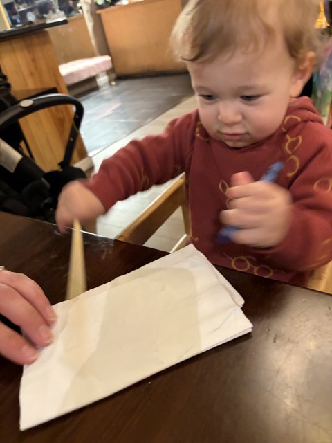 Little Artist at Work