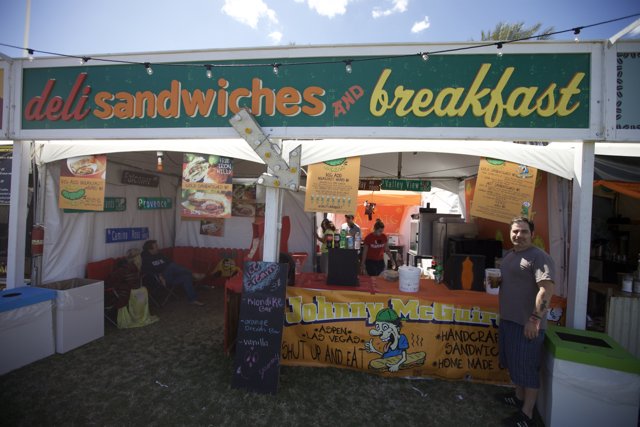 Sandwich Stand at Coachella