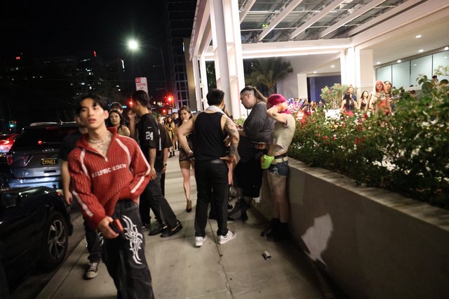 Late Night Queue Outside Wobbleland 2026 Festival