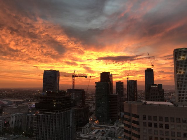 L.A.'s Metropolis at Sunset