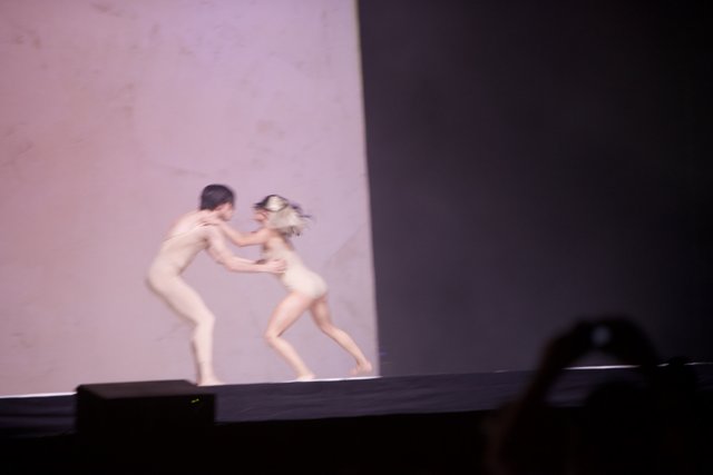 Naked Ballet on Stage