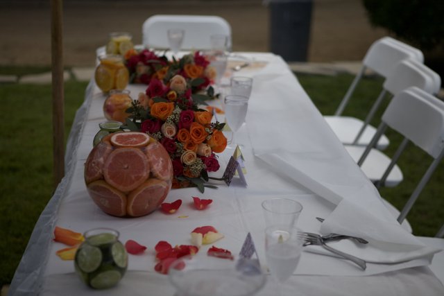 The Bountiful Table at the Hertz Wedding