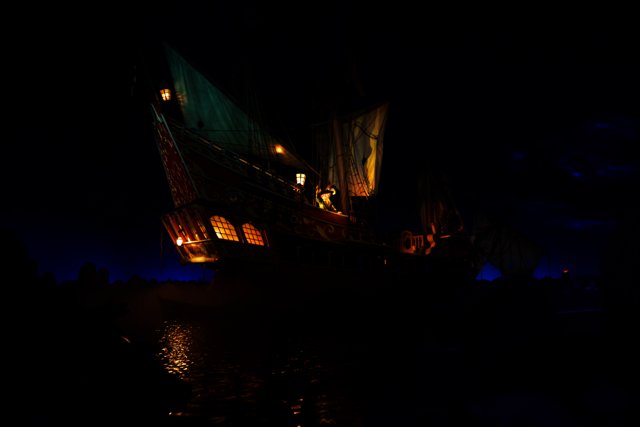 Enchanting Pirate Ship Illumination