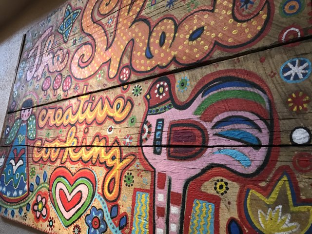 The Shed's Vibrant Mural