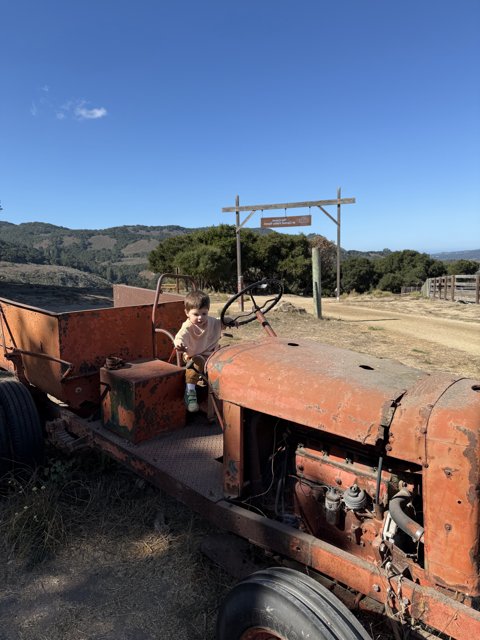 Little Explorer on the Rusty Trail