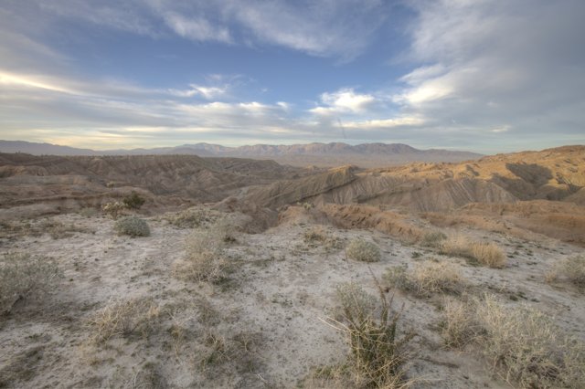 View of the Majestic Anza-Borrego Badlands