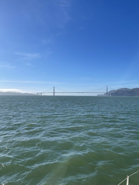 Majestic Golden Gate Bridge on the Bay