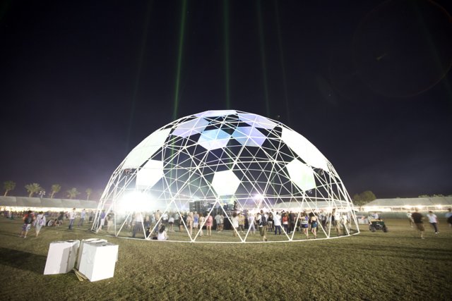 Bright Lights Under the Coachella Dome