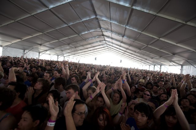 Saturday 1 Coachella Concert Crowd