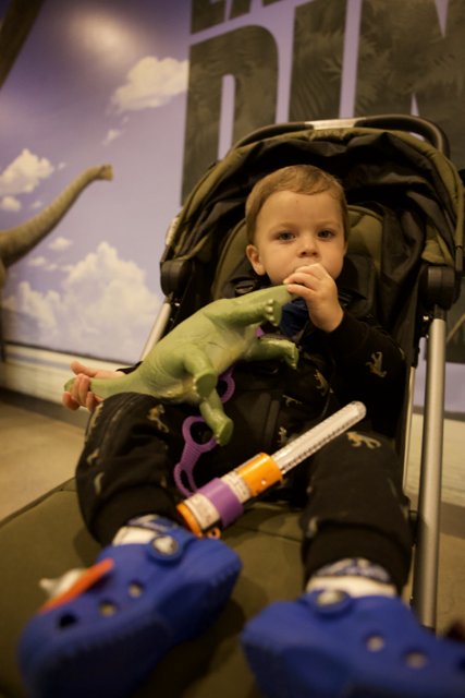 Dino Day Out with Baby Wesley!
