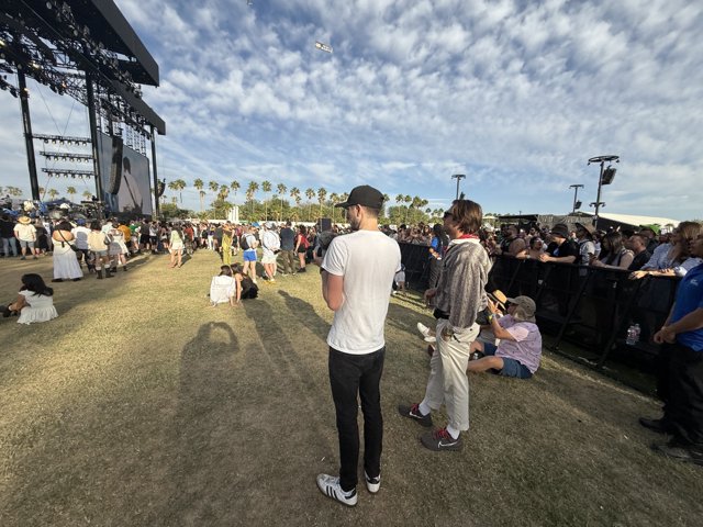 Festival Vibes Under Cloudy Skies