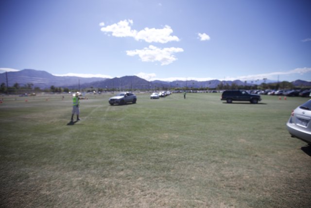A Sea of Cars at Coachella 2012