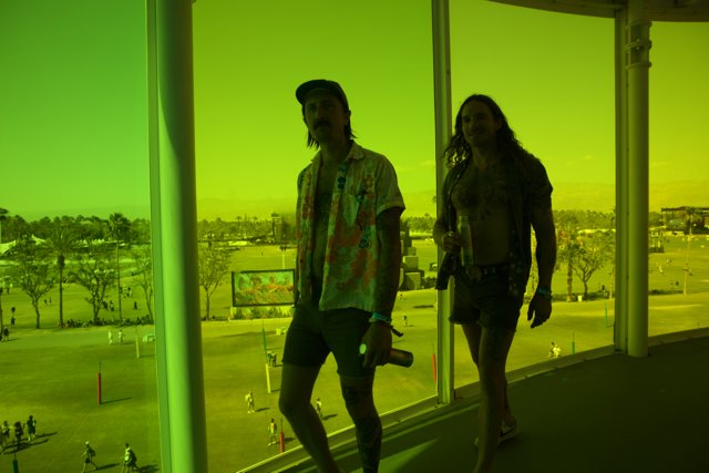 Green-Tinted Moments at Coachella 2024