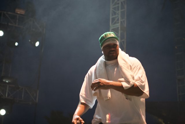 Ghostface Killah Takes the Stage in Green Hat