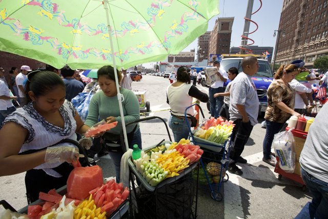 Street Market Fruits and Vegetables