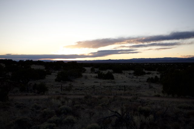 Desert Twilight Over New Mexico High Plains