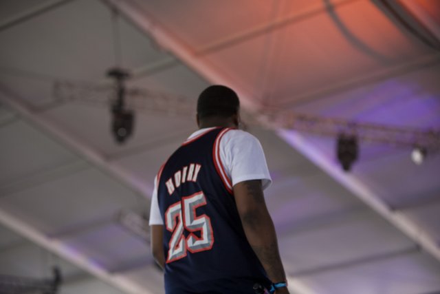 Basketball Jersey on Stage