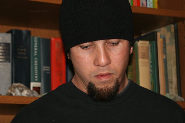 Black Beanie Guy in the Library