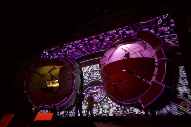 Cosmic Spheres Take Over Coachella's Projection Screen