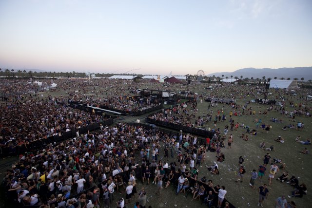 Coachella Music Festival 2011 Concert Crowd
