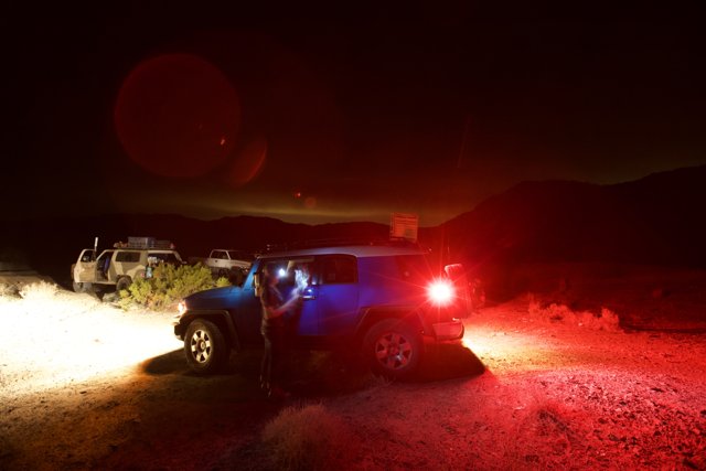 Night-time Jeep Adventure in the Desert