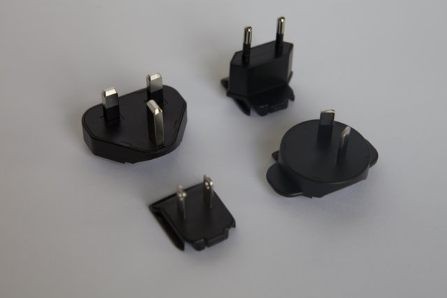 A Variety of Black Plugs