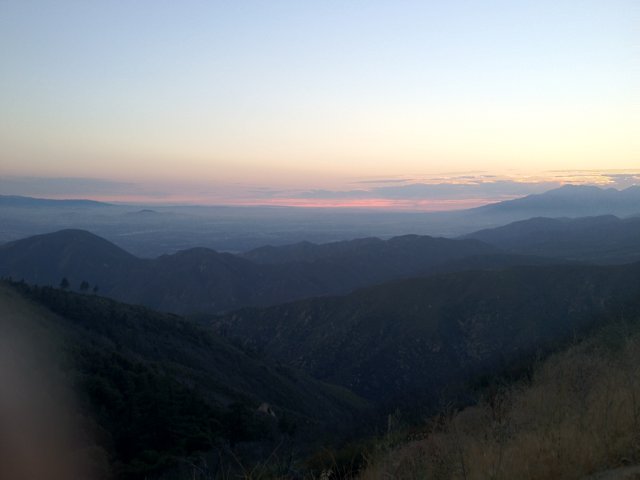 Majestic Mountain Range at Sunset