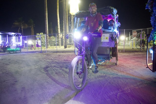 Night Riders: Illuminating Coachella 2024
