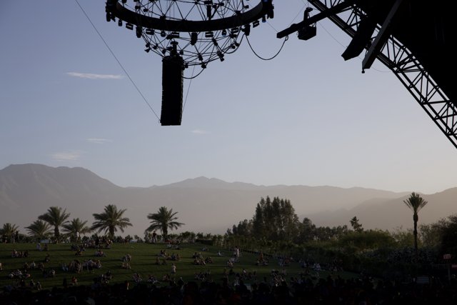 Sunset Silhouettes: Summer Vibes at Coachella 2024