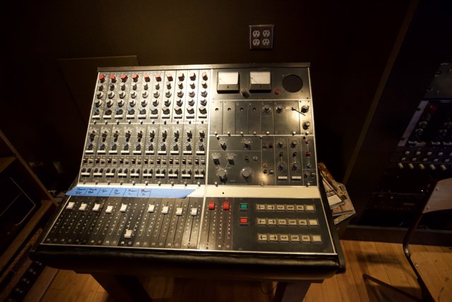 Mastering the Sound: A Look Inside a Recording Studio's Mixing Console