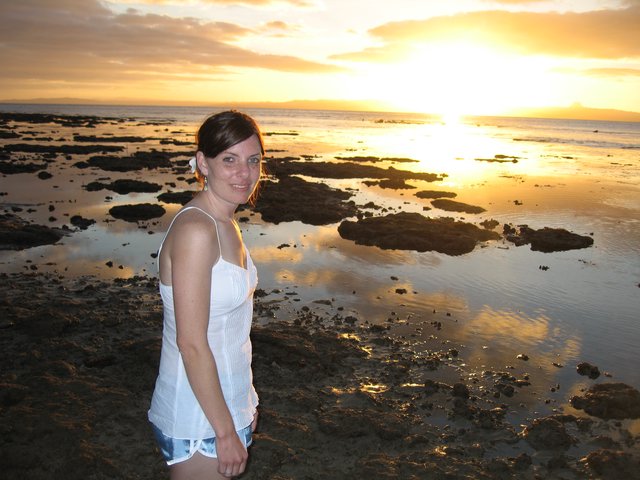 Golden Hour at Low Tide in Fiji Paradise