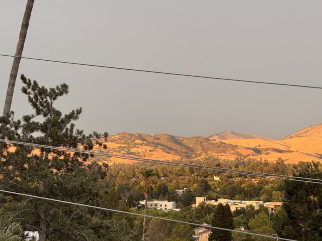 Golden Peaks at Dusk