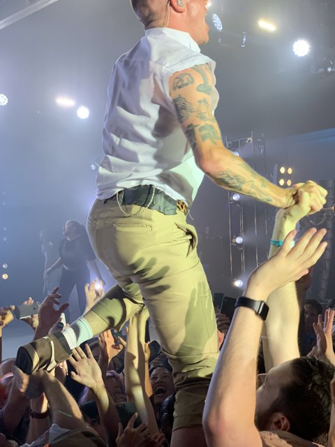 The Crowd Surfing King
