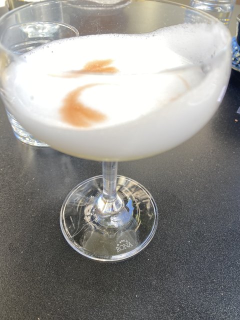 A Glass of White Refreshment