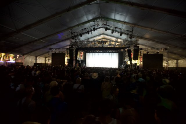 Stage Spectators at Coachella Music Festival