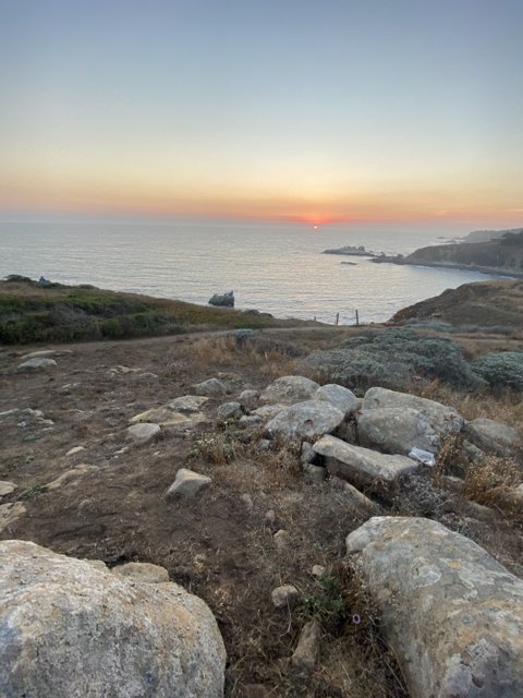 Sunset over the Rock Promontory