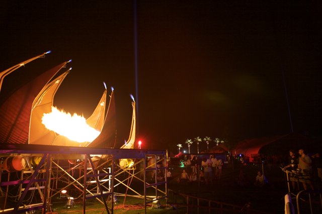 Blazing Bonfire at Coachella 2007