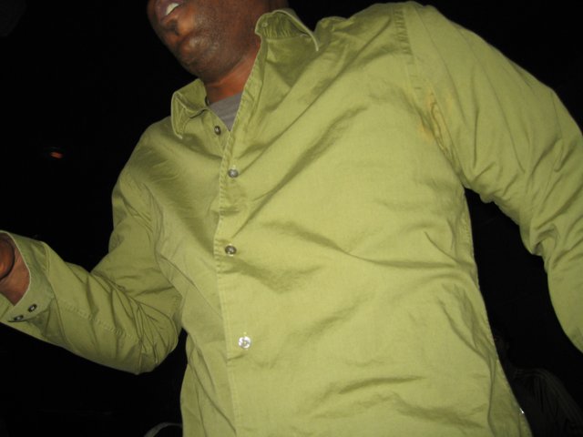 Green Linen Dress Shirt