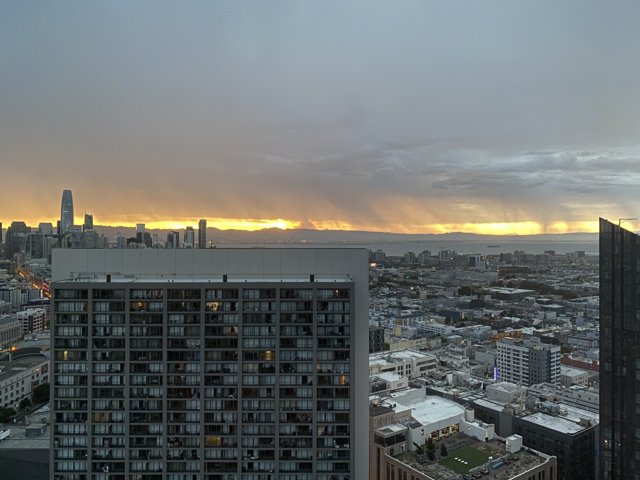 San Francisco's Skyline at Sunrise
